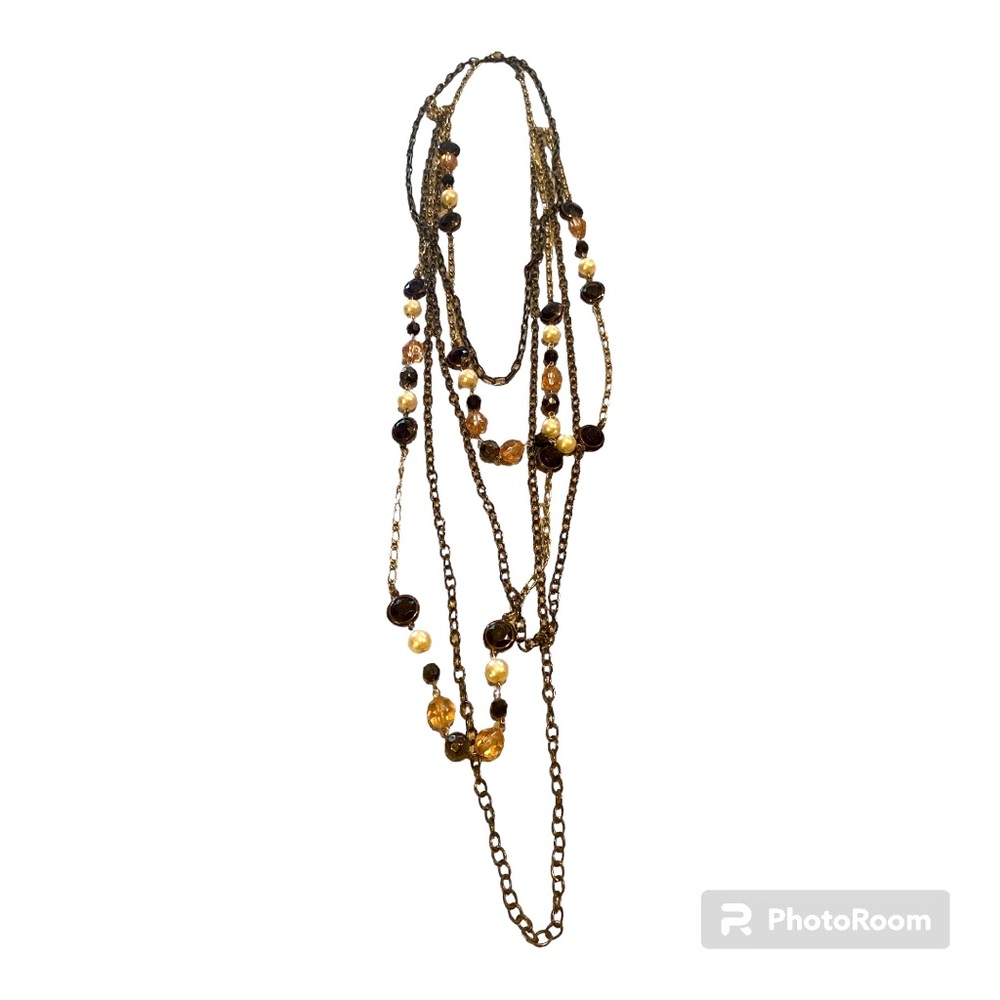 FREE with BUNDLE Black and Pearl Necklace